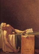 Jacques-Louis David The death of Marat Spain oil painting artist